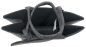 Preview: Witzgall Filztasche dunkelgrau Hirsch Berge rot 38cm x 20cm  mit Handtyasche Trachtentasche