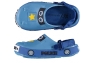 Preview: Kinder Clogs Pantoletten Polizei Bequeme Sandale Jungen Gartenclogs rutschfest Strand Hausschuhe blau