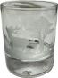 Preview: Kisslinger Whisky Becher Centro 330cl Hirsch Gravur Höhe 9cm Wasserglas