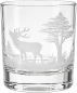 Preview: Kisslinger Whisky Becher Centro 330cl Hirsch Gravur Höhe 9cm Wasserglas