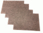 Preview: Gilde Handwerk Platzsets  beige Filz 45 cm x 30 cm Tischsets Eßunterlage