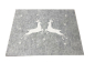 Preview: Boltze Tischset Helli Filz 2er Set springende Hirsche 35cmx45cm