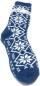 Preview: Taubert Kuschelsocken 2er Set Stockholm jeansblau und rot Doppelpack One Size Microfaser