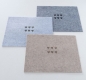 Preview: Boltze Tischsets  Platzsets Filz Herzchen 4er Set Essunterlage beige hellgrau oder dunkelgrau 40cm x 30 cm