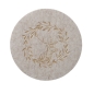 Preview: Boltze Platzset Egon Beige 4er Set Filz mit Hirschmotiv
