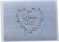 Preview: Boltze Platzsets Tischsets Filz  grau 4er Set 45cm x 35cm Essunterlage mit Spruch Grüß Gott im Herz
