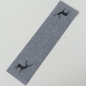 Preview: Boltze Tischläufer Tjark Filz grau mit Hirsch 120 x30 cm