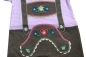 Preview: P.Eisenherz Kurzoverall Alpenland mit Pololkragen rosa