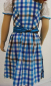 Preview: Zauberhaftes blau kariertes Kinderdirndl mit Schürze und Bluse