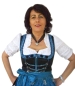 Preview: Spieth & Wensky Langes  Dirndl in Türkis 90 cm Rosaria