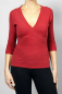 Preview: Karuna 3/4 Yoga T-Shirt Bordeau Breath of Fire by Lia Kauhs