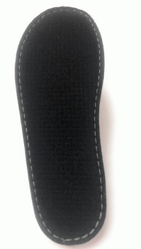 Damen Hauspantoffel Herz und Glitter anthrazit Filzpantoffel Hausschuhe Rutschfeste Sohle