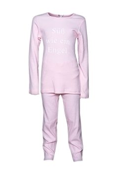 Kinderpyjama rosa "Süß wie ein Engel"