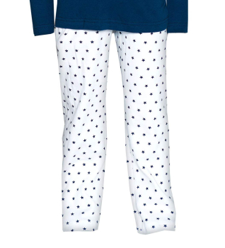 Preview: Louis & Louisa Kinder Pyjama Himmlische Zeiten blau(92/98)