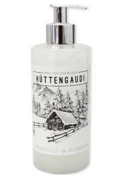 Preview: Florex Schafsmilch Flüssige Seife 400ml und Bodymilk 250 ml Schneerose Hüttengaudi 2 er Set beide in Spenderflasche