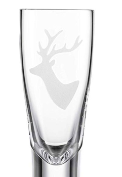 Eisch Destillate Chalet Schnapsglas 2 Stück Hirschmotiv 60 ml