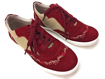 Preview: Spieth & Wensky Sneaker Insel Rot/Natur - Kopie