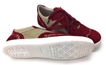 Preview: Spieth & Wensky Sneaker Insel Rot/Natur - Kopie