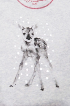 Taubert Damen Big-Shirt  Fairy Tale 85 cm grau melange