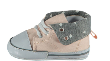 Baby Krabbelschuhe Lauflernschuhe Weiche Sohle Babyschuhe Aprikot Mädchen Sneaker ABS Sohle