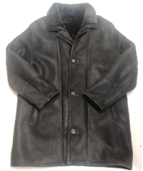 Hochwertige Herren Lammfelljacke Dunkelbraun von Maddox zum Sonderpreis Gr. 54