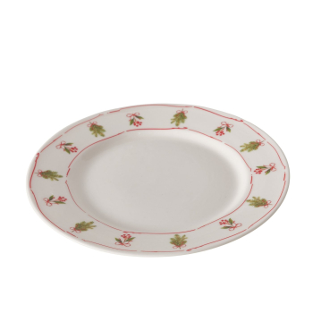 Preview: Boltze Home Frühstücksset Bailey Schale Becher Teller 3 teiliges Set Weihnachtsgeschirr