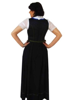 Preview: Spieth und Wenky langes Dirndl mit Brokatmiederoberteil 95cm