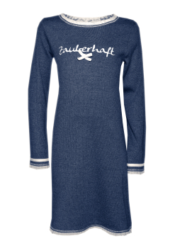 Louis & Louisa Kindernachthemd "Zauberhaft" Jeansblau - Kopie