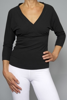 Karuna 3/4 Yoga T-Shirt schwarz Gr. S
