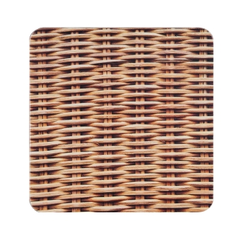 Mars & More Untersetzer Rattan braun, 6er Set