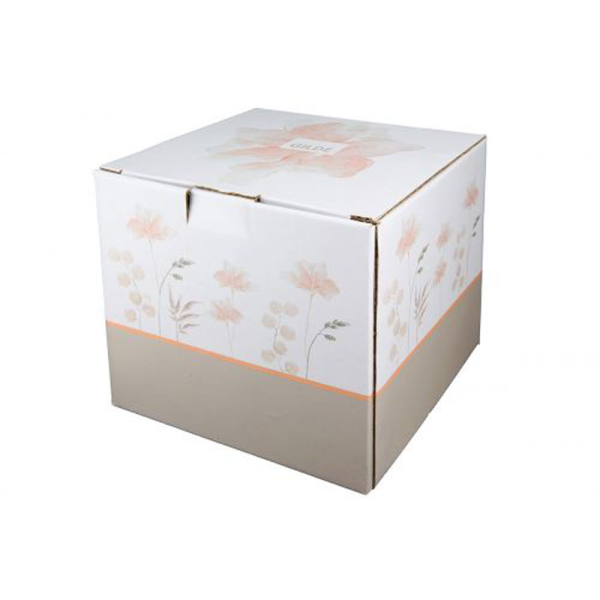 Gilde Tee-Set Tea for one Naturblume Teekanne, Teetasse Untertasse