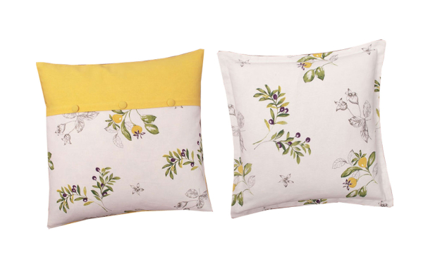 2er Set Kissenhüllen im mediterranem Style Allover Fruit