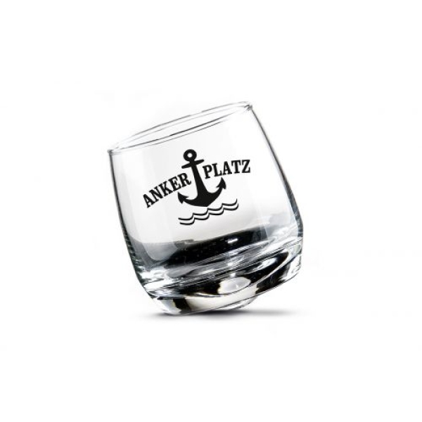Gilde Wackelglas Whiskyglas Ankerplatz 2er Set