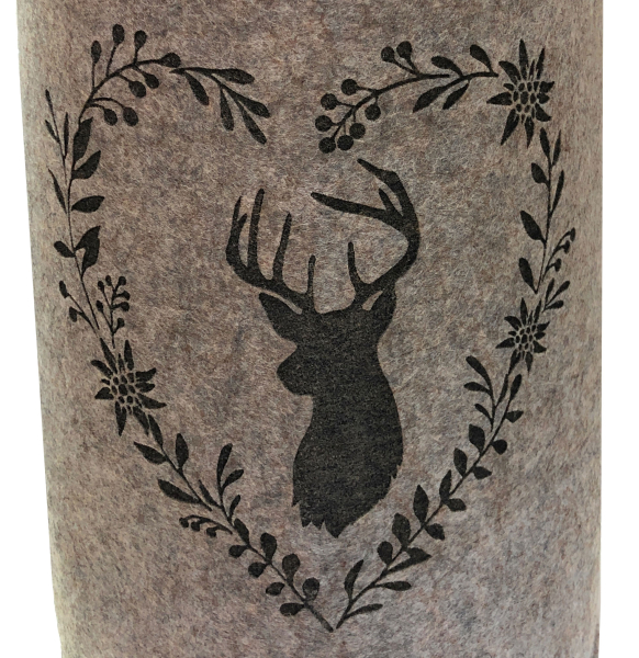 Boltze Home Collection Korb Leopold Hirschkopf 50x Ø34cm - Kopie