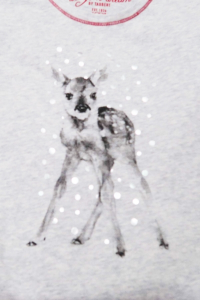 Taubert Damen Big-Shirt  Fairy Tale 85 cm grau melange