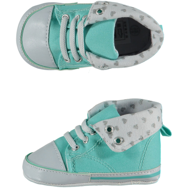 Baby Krabbelschuhe Lauflernschuhe Weiche Sohle Babyschuhe Mädchen Sneaker ABS Sohle