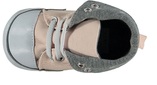 Baby Krabbelschuhe Lauflernschuhe Weiche Sohle Babyschuhe Aprikot Mädchen Sneaker ABS Sohle
