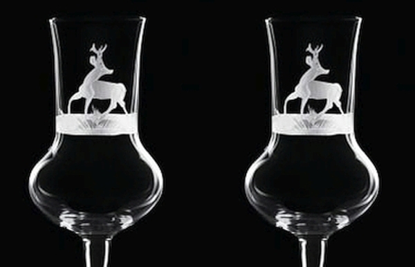 Grappagläser Riserva Likörkelch Gravur Steinbock 2er Set Handgefertigt Likörgläser Schnapsgläser