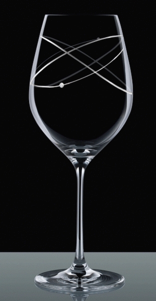 Kisslinger Weingläser Bordeaux Vienna 660 ml Höhe 25,3cm Set 2 Stück Rotweingläser mundgeblasen Hochwertig Handgefertigt Weißweinglas