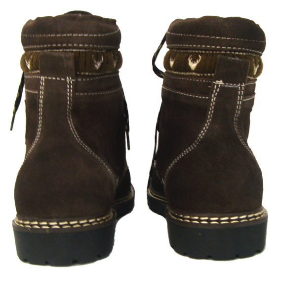 Krüger Rustikaler Trachtenstiefel Boots für Herren braun natur - Kopie