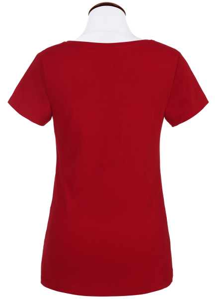 Spieth & Wensky T-Shirt Elz rot mit Applikation