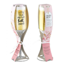 Gilde Handwerk Sektglas Let´s talk  Mädelsabend  2er Set Proseccoglas Sektgläser
