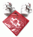 Seltmann Weiden Life Christmas Becher mit Henkel 2 er Set und Servietten Henkelbecher o,4l Trinkbecher