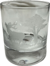 Kisslinger Whisky Becher Centro 330cl Hirsch Gravur Höhe 9cm Wasserglas