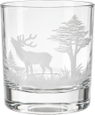 Kisslinger Whisky Becher Centro 330cl Hirsch Gravur Höhe 9cm Wasserglas