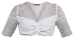 Marjo Dirndlbluse Burgheim Halbarm off white
