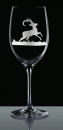 Weinglas Weinkelch Summer mit Gravur Steinbock 350ml hochwertig Rotweinglas Handgefertigt Kisslinger