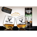 Gilde Wackelglas Chef im Revier 2er Set in der Geschenkebox Whiskey Gläser
