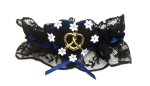 Loverli Fußschmuckband schwarz mit Brezel Handarbeit