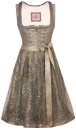 Marjo Dirndl Eglfing sand-schilf 65 cm Rocklänge mit Spitzenschürze